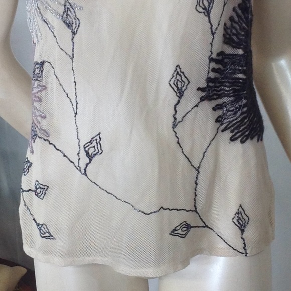 Anthropologie Project Alabama Mesh Sleeveless Top - Picture 2 of 10